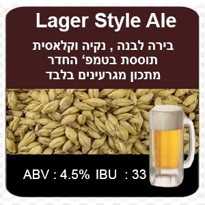 מתכון מגרעינים בלבד לאגר סטייל אייל