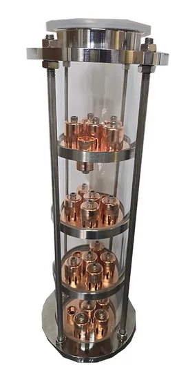 עמודת צלחות נחושת 4 אינטש